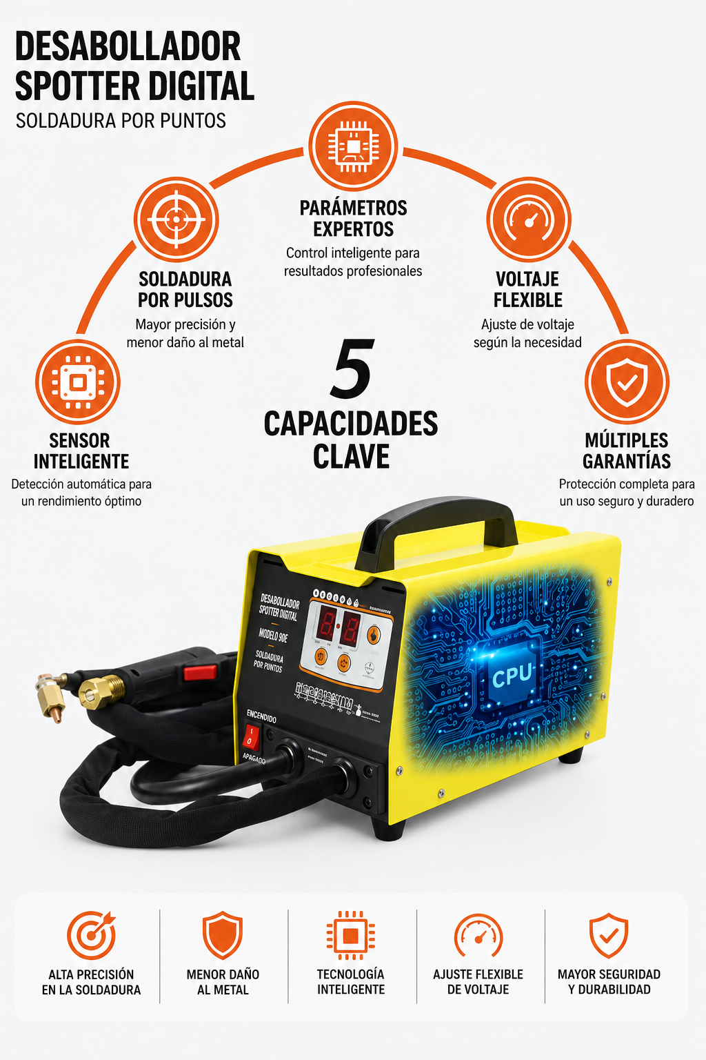 Desabollador Spotter Digital 90E